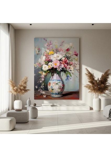 Çiçek Buketi Impresyonist Tarzı Yağlıboya Tablo fırsatları