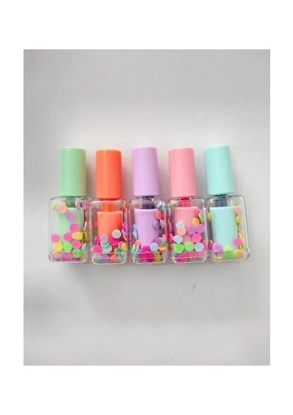 5 Li Mini Oje Şekilli Fosforlu Kalem fiyatları