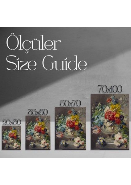 Klasik Tarzı Çiçek Buketli Tablo modelleri