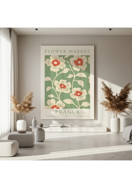 Pragalı Çiçek Pazarı Botanik Desen Tablosu fırsatları