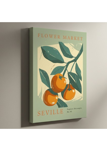 Seville Portakal Bahçesi Vintage Tablo