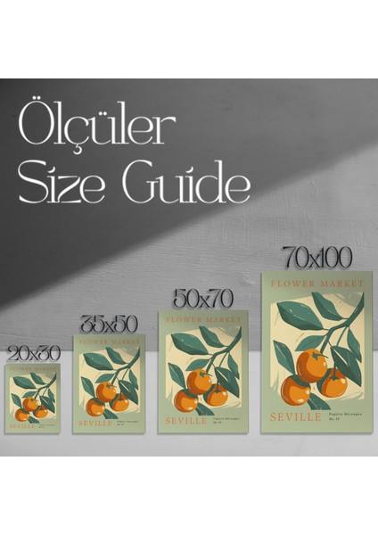 Seville Portakal Bahçesi Vintage Tablo modelleri