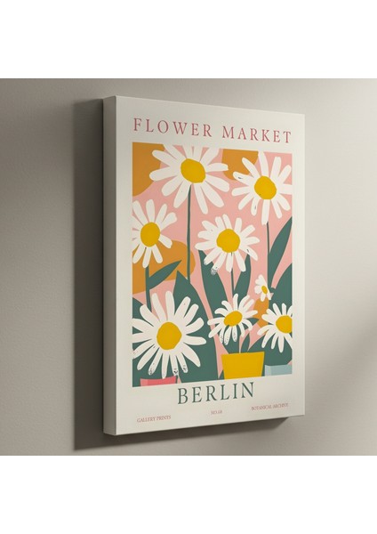 Berlin Çiçek Pazarı Botanik Illüstrasyon Tablosu