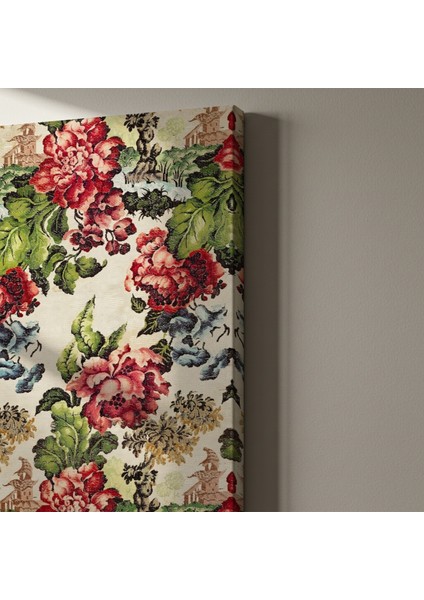 Oryantal Esintili Çiçekli Desen Tablosu indirimleri