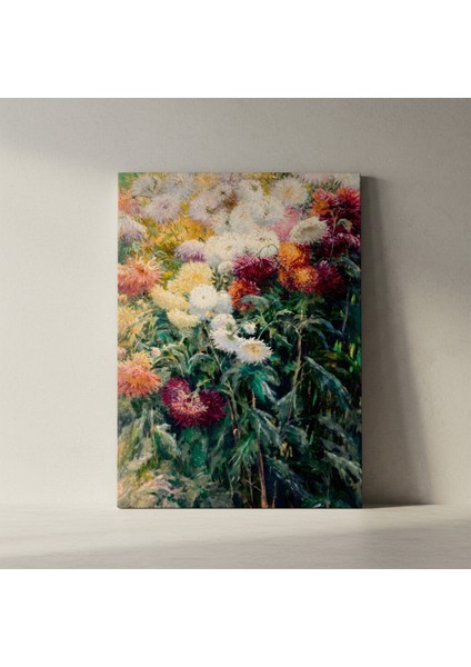 Krizantem Bahçesi Yağlıboya Tablosu fiyatları