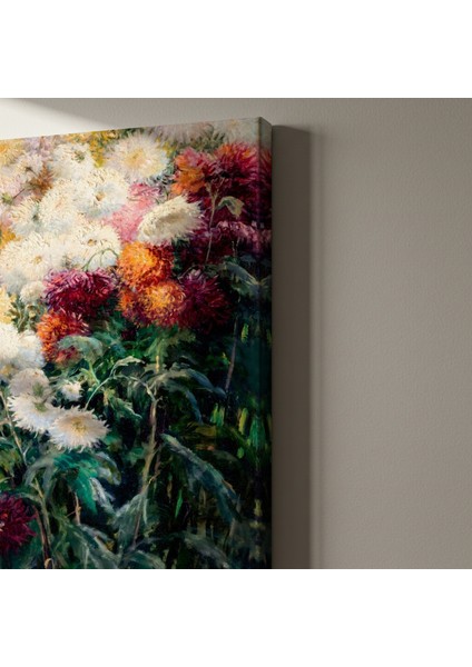 Krizantem Bahçesi Yağlıboya Tablosu indirimleri