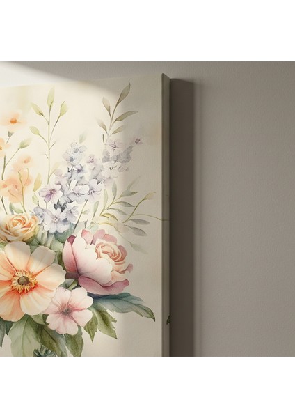 Suluboya Çiçek Buket Tablosu indirimleri