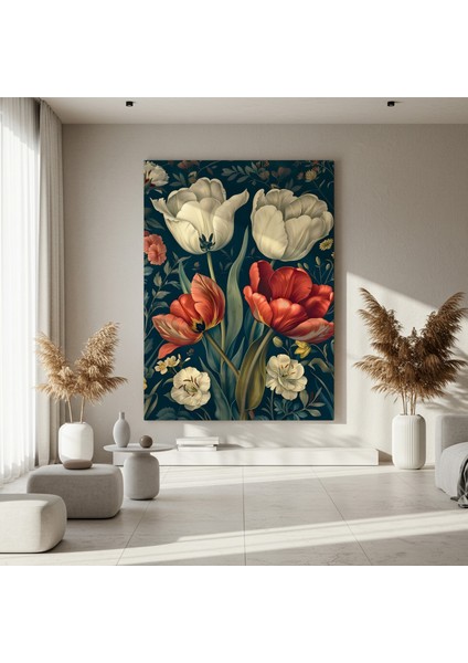 Karanlık Romantikçi Lale Bahçesi Tablosu fırsatları