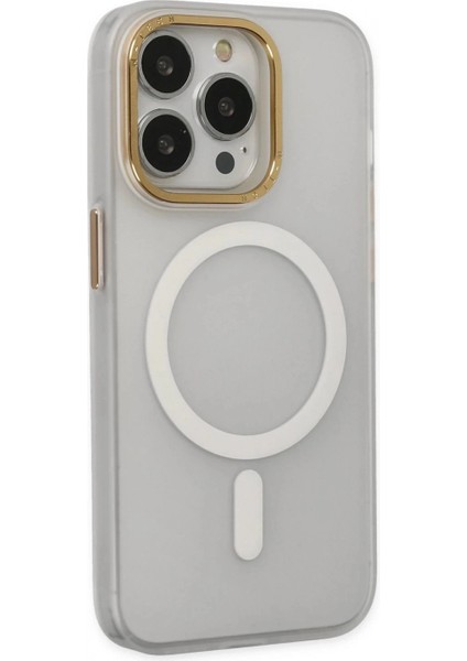 iPhone 15 Pro Max Kılıf Lodos Magneticsafe Mat Kapak - Şeffaf fiyatları