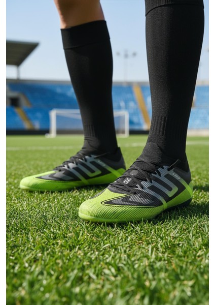 MKP-252-149 M Siyah-Gümüş Erkek Halı Saha Ayakkabısı Playup