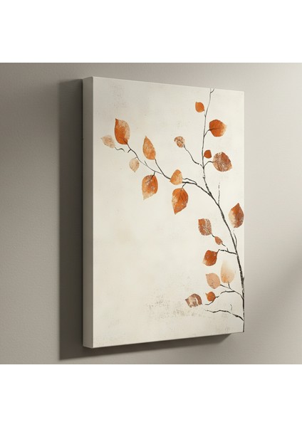 Sonbahar Yaprakları Soyut Sanat Tablosu