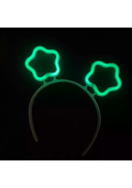 Glow Stick Karanlıkta Yanan Fosforlu Yıldız Taç 12 Adet fırsatları
