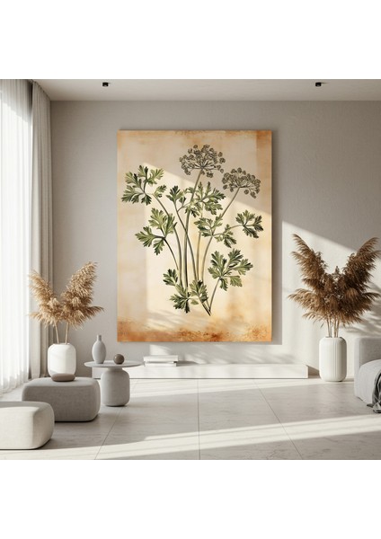 Vintage Botanik Illüstrasyon Tablosu fırsatları