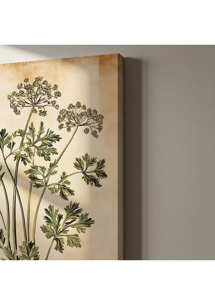 Vintage Botanik Illüstrasyon Tablosu indirimleri