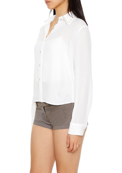 Yaka Detaylı Gömlek