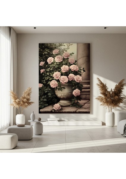 Klasik Tarz Pembe Gül Tablosu fırsatları