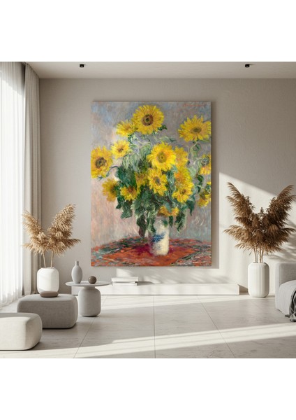 Izlenimci Ayçiçeği Buket Tablosu fırsatları