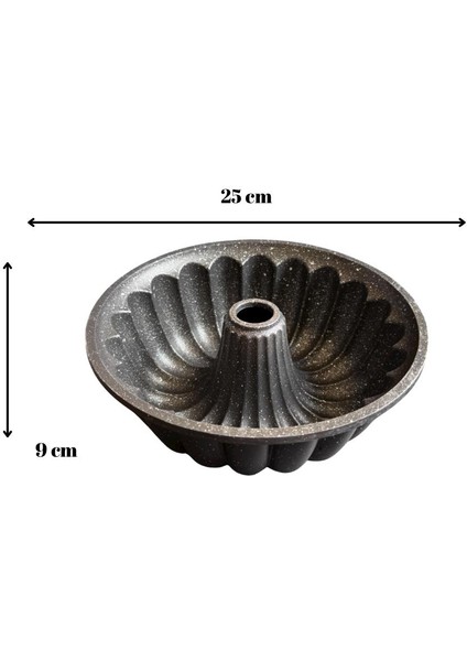 Granit Kaplama Yapışmaz Desenli Kek Kalıbı 25 cm – Döküm Kek Kalıbı fırsatları