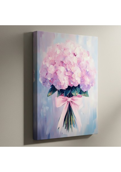 Hortensiya Buket Yağlıboya Tablosu
