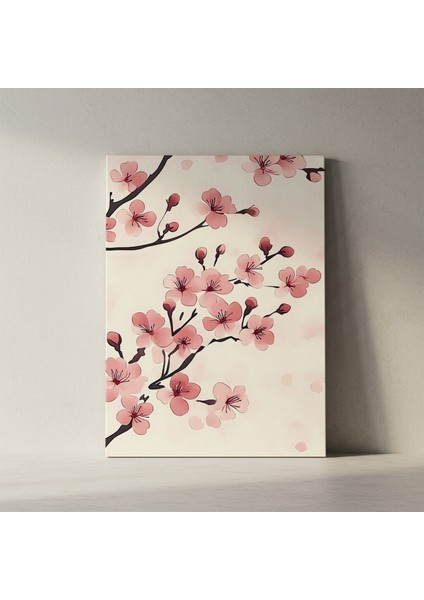 Sakura Çiçekleri Su Boyama Tablosu fiyatları