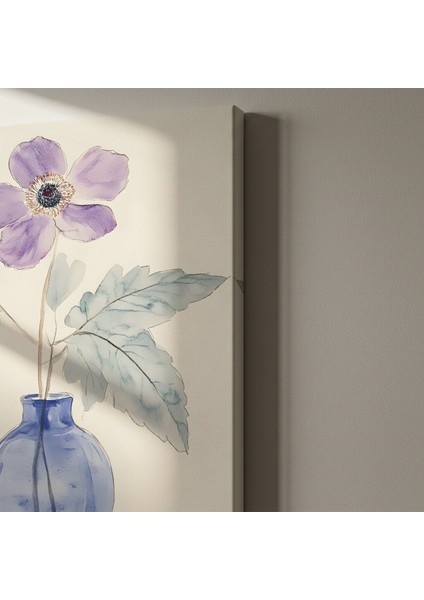 Mavi Vazo ve Lavanta Anemon Tablosu indirimleri