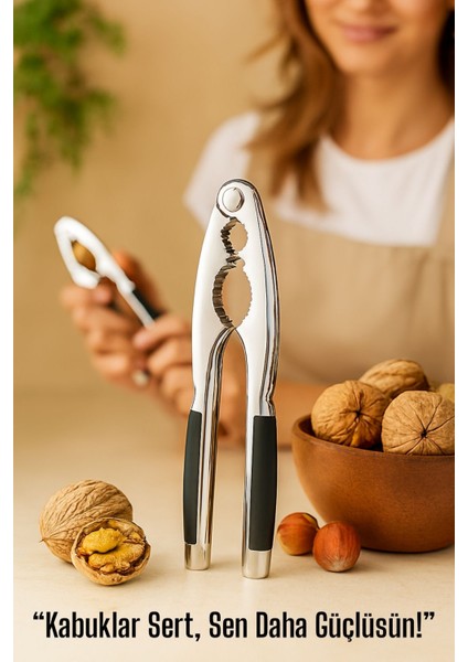 Metal Ceviz Kıracağı – Kauçuk Tutma Yerli | Fındık, Ceviz, Badem Için Ergonomik Kırıcı 722177