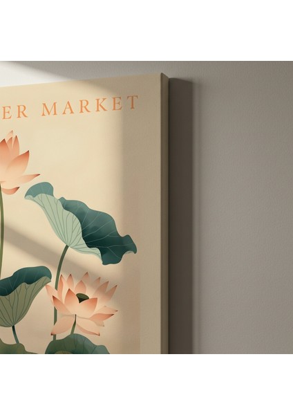 Istanbul Lotus Çiçeği Minimalist Sanat Tablosu indirimleri