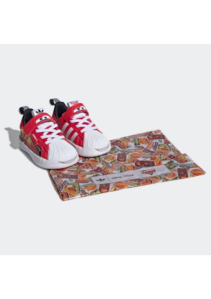 Bebek Kırmızı Sneaker ADIFOM SUPERSTAR 360 I JR3754 modelleri