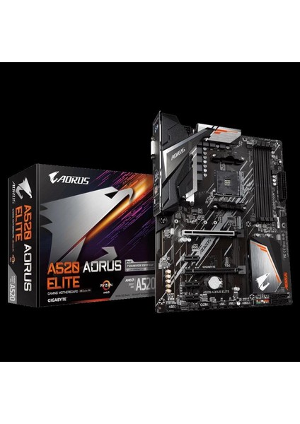 Gıgabyte A520-AORUS-ELITE Mab Amd A520 Am4 Ddr4 Aorus Elıte - (Gıgabyte Türkiye Garantili)
