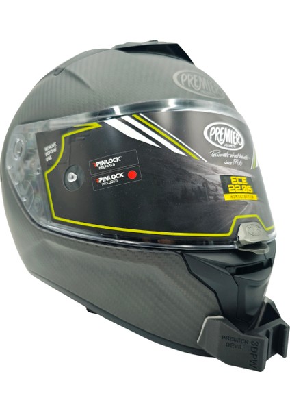 Premier Devil / Devil Carbon Kask Uyumlu Aksiyon Kamera Çene Bağlantı Aparatı Seti Chin Mount