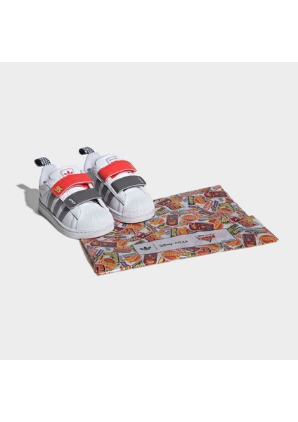 Originals JQ1336 adidas Pixar Cars Superstar II Comfort Closure Çocuk Ayakkabısı fiyatları