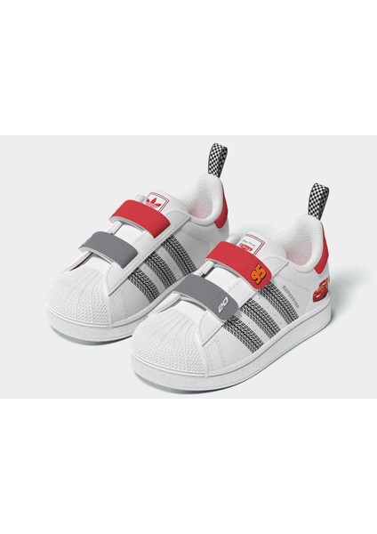 Originals JQ1336 adidas Pixar Cars Superstar II Comfort Closure Çocuk Ayakkabısı modelleri