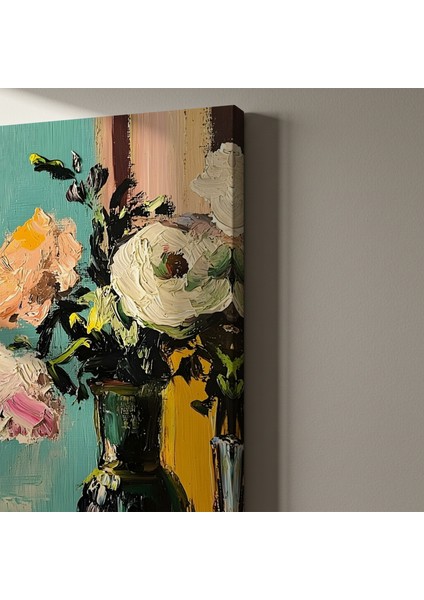 Yağlı Boya Çiçek Buketi Tablosu indirimleri