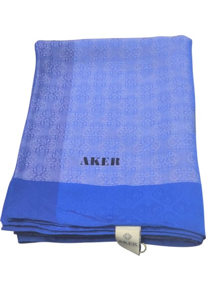 Monogram Jakar Şal 6060900-923 Saks Mavisi