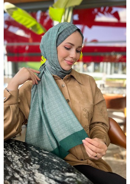 Monogram Jakar Şal 6060900-954 Zümrüt Yeşili