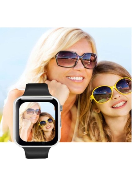 Siyah Sim Kartlı Akıllı Saat, Kamera ve Btk Kayıt Özellikleriyle Yeni Nesil Teknoloji