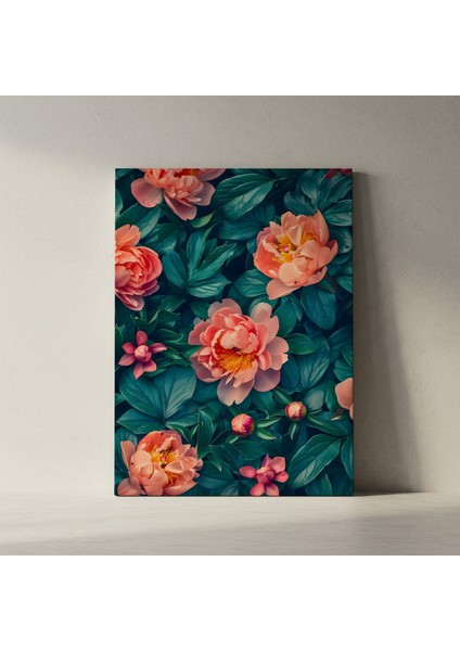 Şakayık Çiçek Bahçesi Soyut Tablosu fiyatları