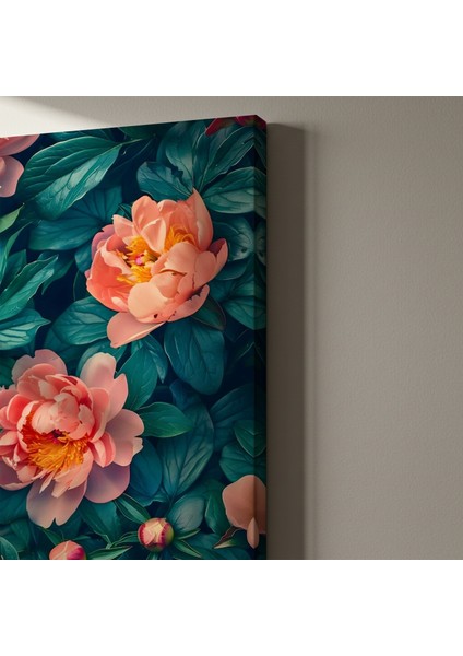 Şakayık Çiçek Bahçesi Soyut Tablosu indirimleri