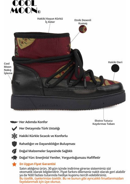 Içi Hakiki Kürk Kadın Bot 355110 fiyatları