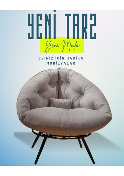 Ergonomik Modern Berjer Tekli Koltuk | Geniş ve Rahat Oturma Alanı | Okuma & Dinlenme Koltuğu | Milano Tasarım