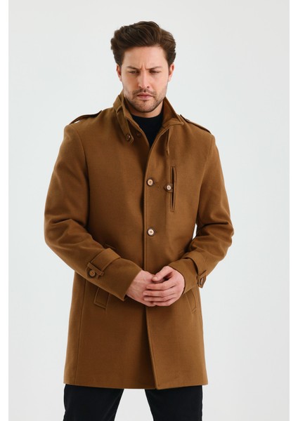 Erkek Taba Renk Kaşe Kaban fiyatları