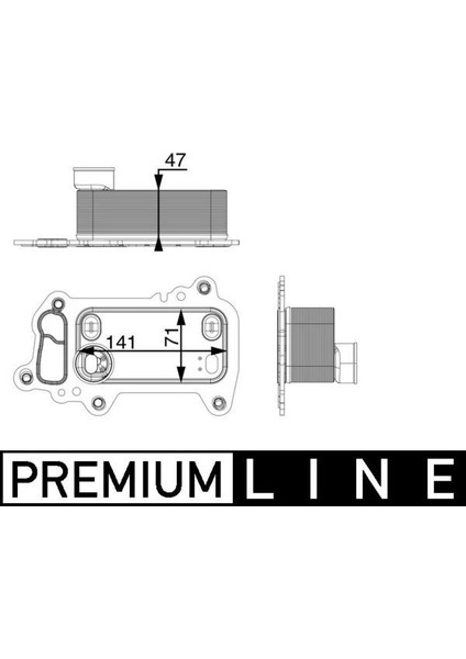 Motor Yag Sogutucu Premıum Lıne Bmw E81 E82 E88 E90 E92 E93 E60 E83 E84