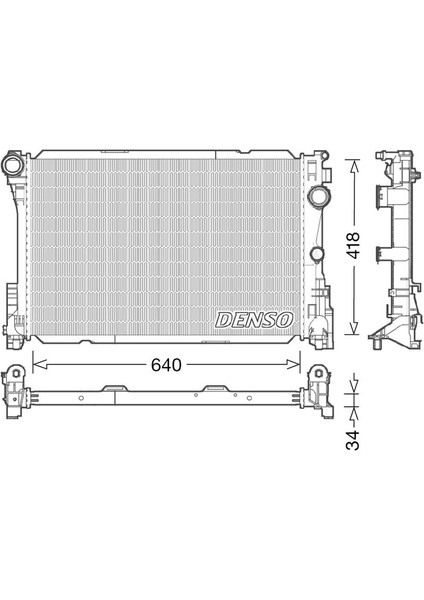 Motor Su Radyatoru Mercedes W204 S204 C204 C218 W212 C207 R172