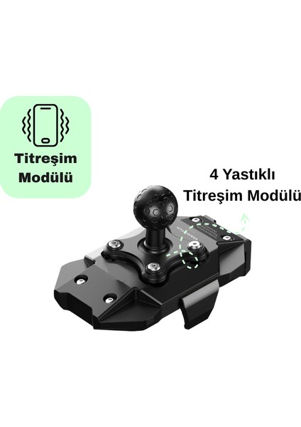 Knmaster TT-880 Titreşim Önleyicili Motosiklet Telefon Tutucu modelleri