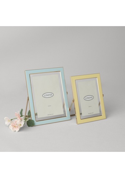 Metal Solley 10X15 cm Çerçeve Sarı fiyatları