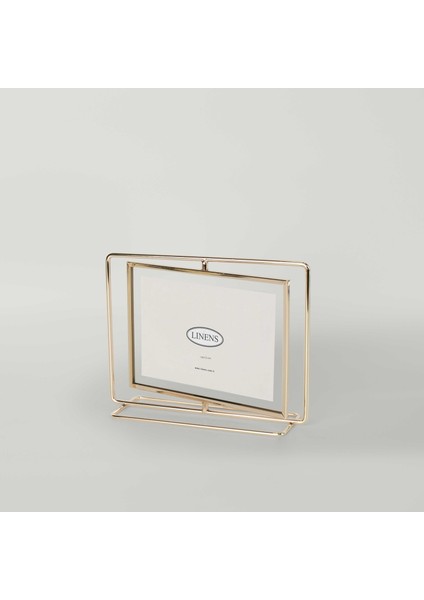 Metal Linery 18X13 cm Çerçeve Gold