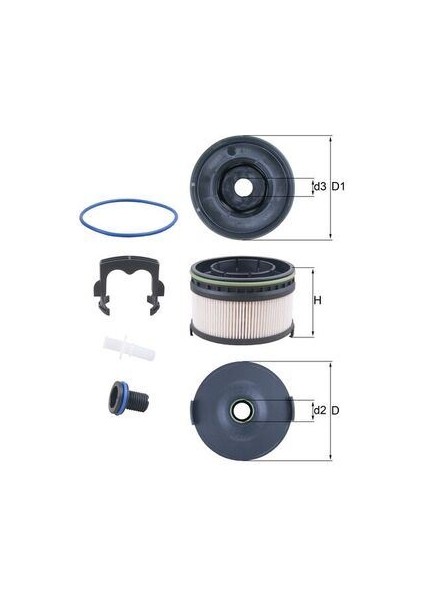 Yakıt Fıltresı Mercedes OM654 W205 C257 W213 C238 W222