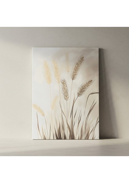 Minimalist Buğday Başakları Soyut Tablo fiyatları