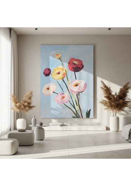 Pastel Çiçek Buketleri Akrilik Tablo fırsatları