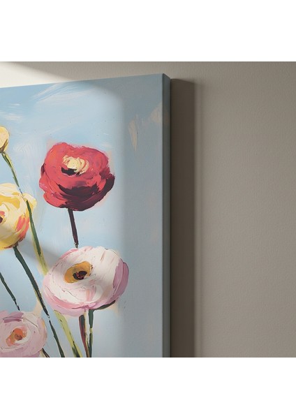 Pastel Çiçek Buketleri Akrilik Tablo indirimleri
